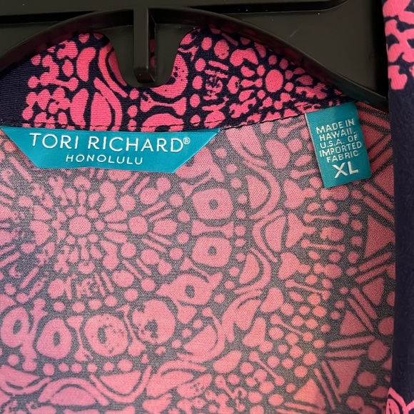 Tori Richard jersey printed dress with pockets, xl - Picture 5 of 7